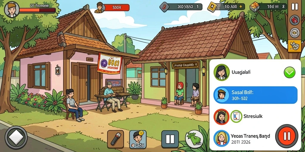 Tampilan antarmuka yang user-friendly.