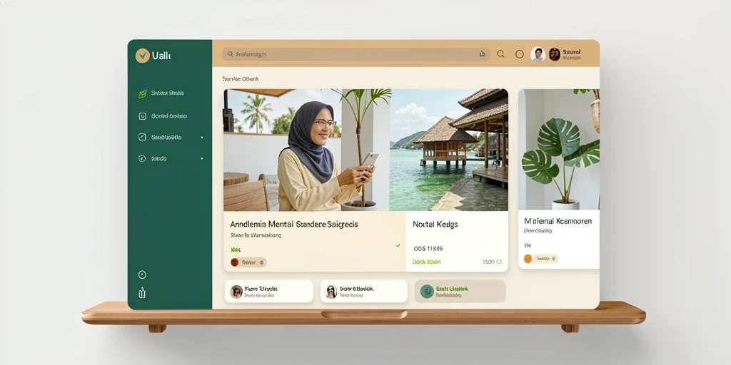 Tampilan antarmuka yang menarik dan modern.