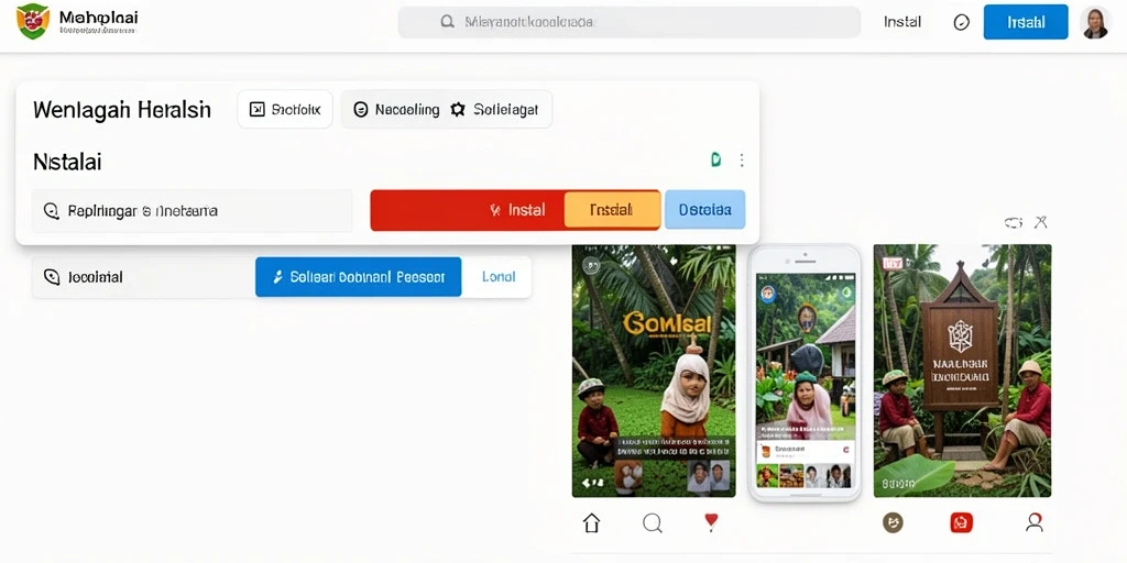 Tampilan antarmuka menarik dan mudah dinavigasi.