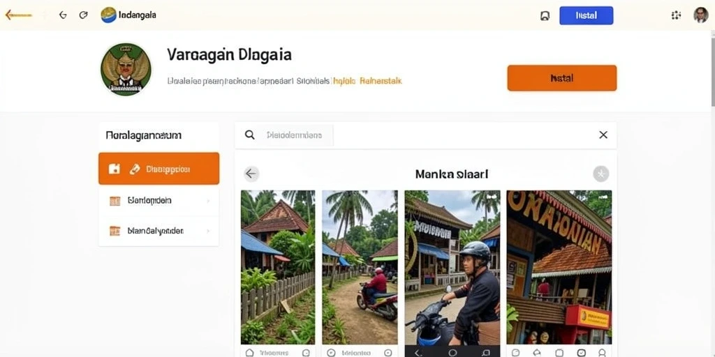 Tangkapan layar karakter utama dalam aksi.