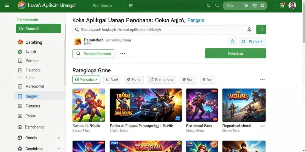 Tampilan antarmuka yang menarik dan mudah digunakan.