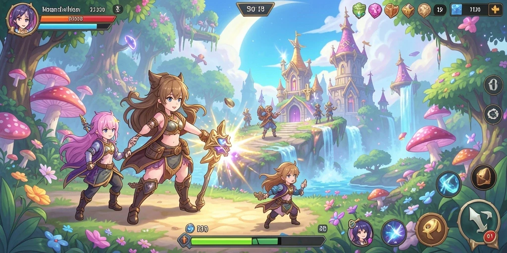 Tangkapan layar menunjukkan mode permainan multiplayer yang seru.