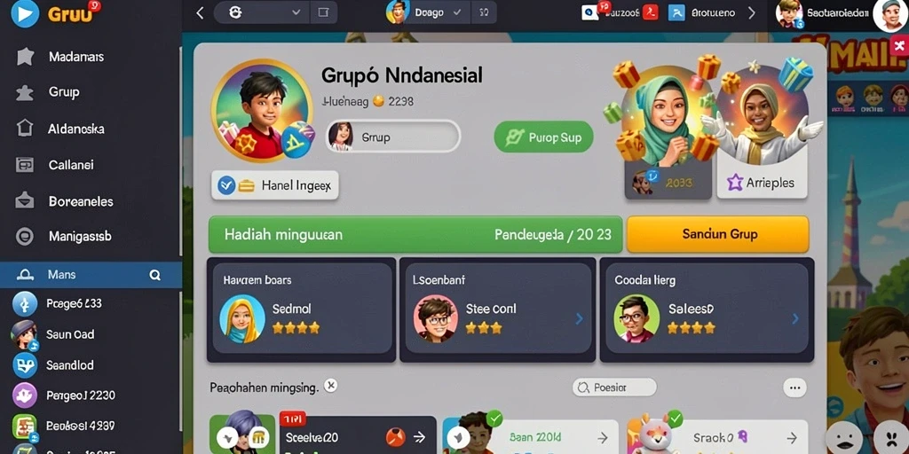 Screenshot menampilkan tampilan grafis menawan dalam permainan.