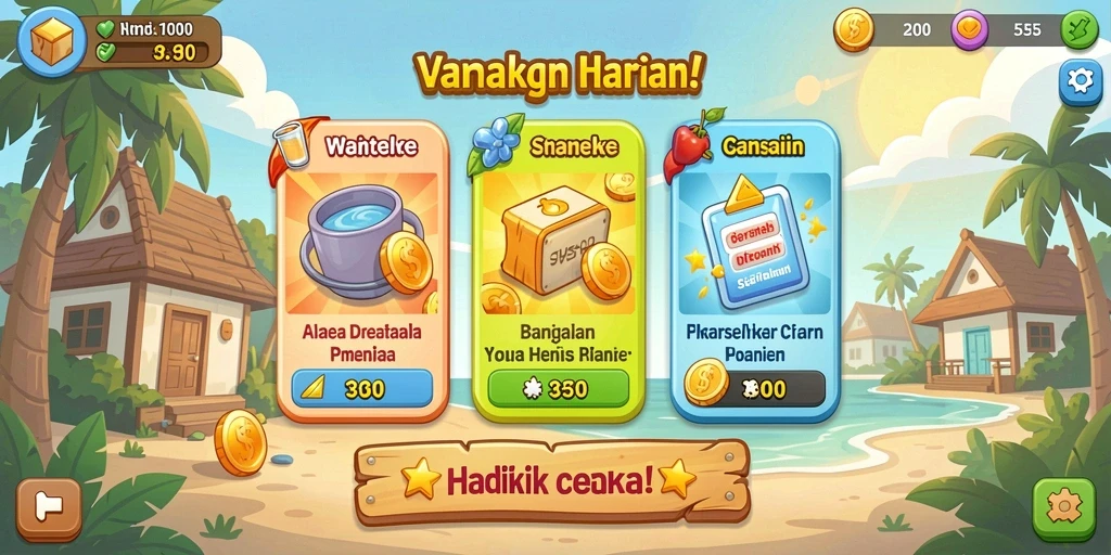 Tampilan antarmuka pengguna yang menarik.