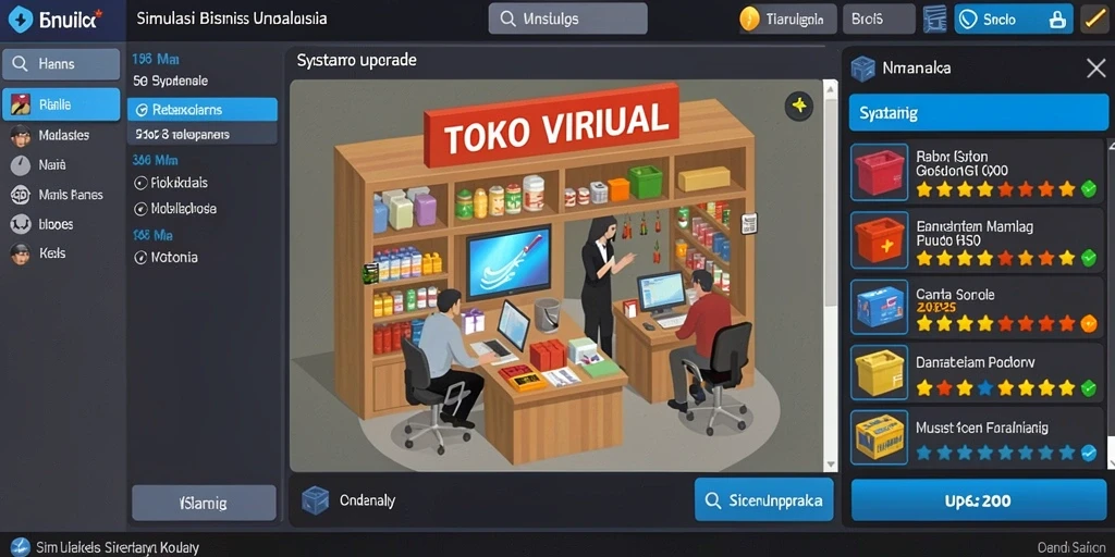 Tampilan antarmuka yang intuitif dan menarik.