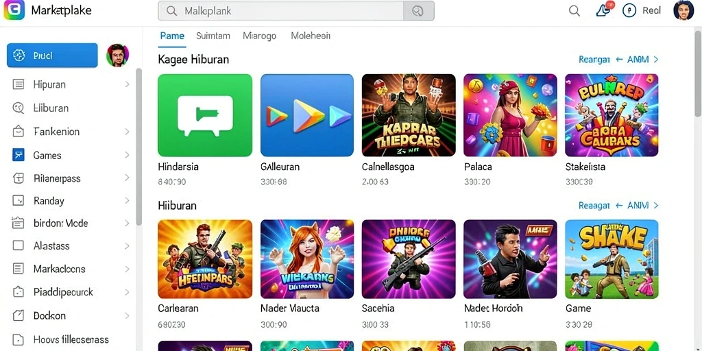 Screenshot menunjukkan grafis yang menawan di level awal.