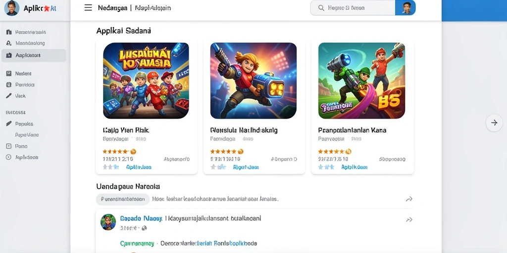 Tampilan antarmuka yang ramah pengguna.