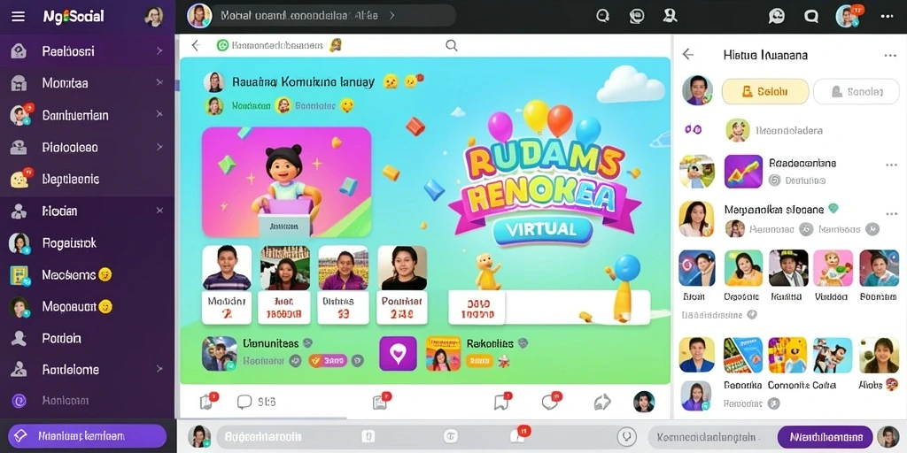 Antarmuka pengguna yang menarik dan mudah dinavigasi.