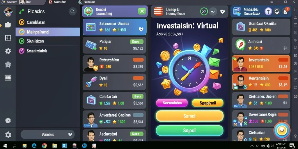 Tampilan menu utama yang menarik dan intuitif.