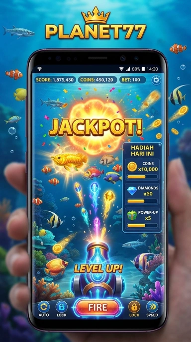 Galeri pratinjau visual planet77 build APK resmi terbaru